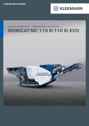 Bauschutt-Recyclinganlagen Kleemann MC 110 R EVO