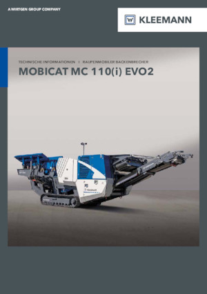Bauschutt-Recyclinganlagen Kleemann MC 110i EVO2