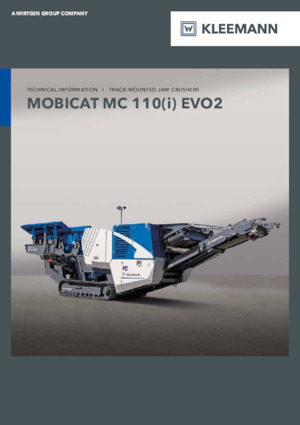Bauschutt-Recyclinganlagen Kleemann MC 110i EVO2