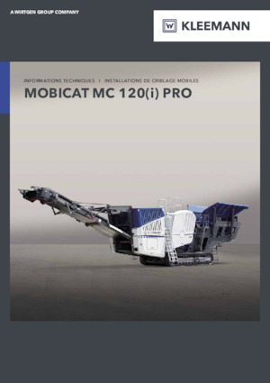 Bauschutt-Recyclinganlagen Kleemann MC 120(i) PRO