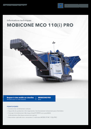 Bauschutt-Recyclinganlagen Kleemann MCO 110 PRO