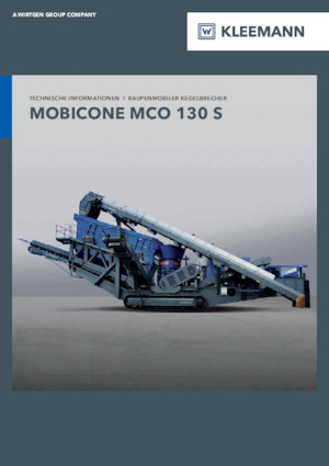 Bauschutt-Recyclinganlagen Kleemann MCO 130 S PRO