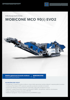 Bauschutt-Recyclinganlagen Kleemann MCO 90 EVO2