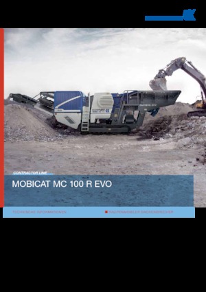 Bauschutt-Recyclinganlagen Kleemann MC 100 Ri EVO