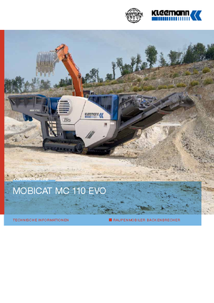 Bauschutt-Recyclinganlagen Kleemann MC 110 R
