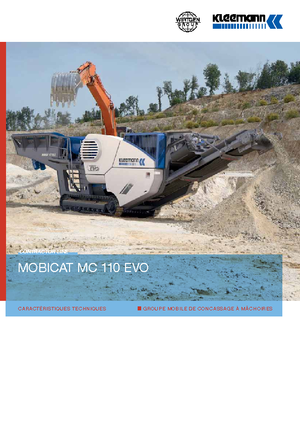 Bauschutt-Recyclinganlagen Kleemann MC 110 R