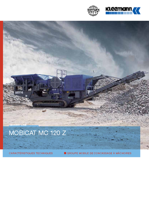 Bauschutt-Recyclinganlagen Kleemann MC 120 Z