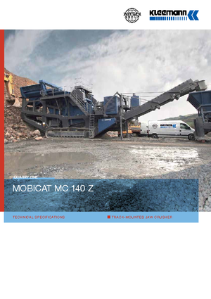 Bauschutt-Recyclinganlagen Kleemann MC 140 Z