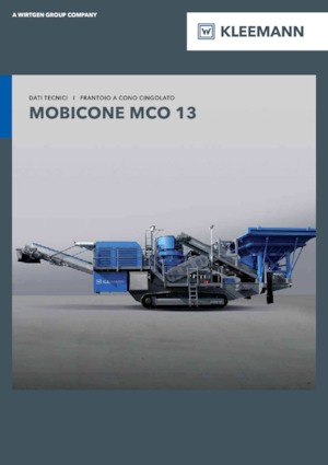 Bauschutt-Recyclinganlagen Kleemann MCO 13