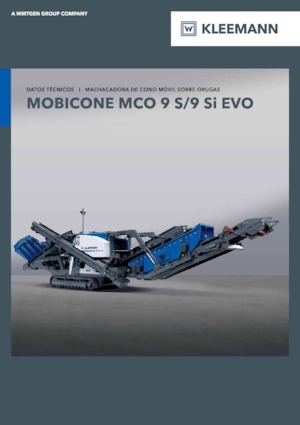 Bauschutt-Recyclinganlagen Kleemann MCO 9 S