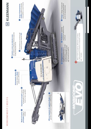 Bauschutt-Recyclinganlagen Kleemann MCO 9 S