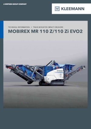 Bauschutt-Recyclinganlagen Kleemann MR 110 Zi EVO2