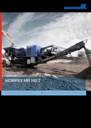 Bauschutt-Recyclinganlagen Kleemann MR 150 Z