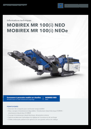 Bauschutt-Recyclinganlagen Kleemann MR 100i NEO