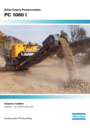 Bauschutt-Recyclinganlagen Atlas Copco PC 1060I