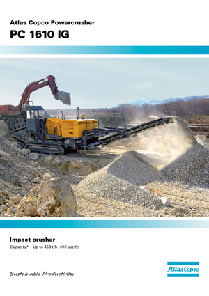 Bauschutt-Recyclinganlagen Atlas Copco PC 1610IG