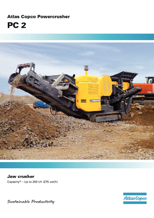 Bauschutt-Recyclinganlagen Atlas Copco PC 2
