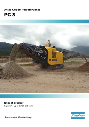 Bauschutt-Recyclinganlagen Atlas Copco PC 3