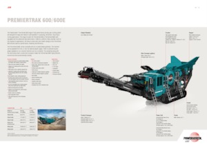 Bauschutt-Recyclinganlagen Powerscreen PREMIERTRAK 600E