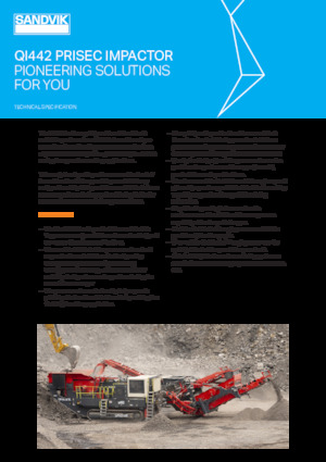 Bauschutt-Recyclinganlagen Sandvik QI442