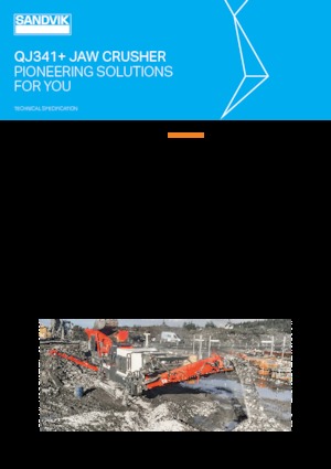 Bauschutt-Recyclinganlagen Sandvik QJ341+