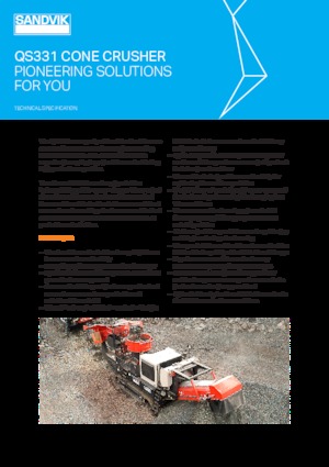 Bauschutt-Recyclinganlagen Sandvik QS331 HS