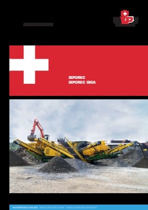 Bauschutt-Recyclinganlagen Gipo R 131 FDR