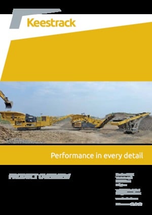 Bauschutt-Recyclinganlagen Keestrack R6