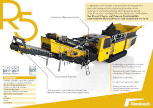 Bauschutt-Recyclinganlagen Keestrack R5e