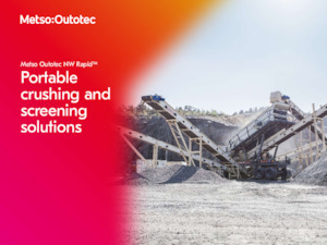 Bauschutt-Recyclinganlagen Metso Rapid NW106