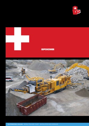 Bauschutt-Recyclinganlagen Gipo RC 130 C