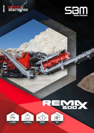 Bauschutt-Recyclinganlagen SBM REMAX 200