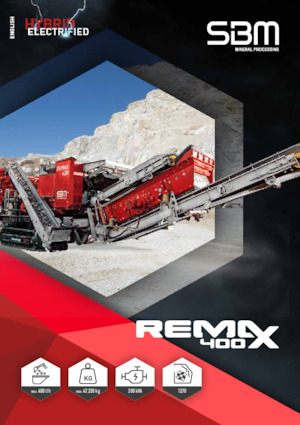 Bauschutt-Recyclinganlagen SBM REMAX 400