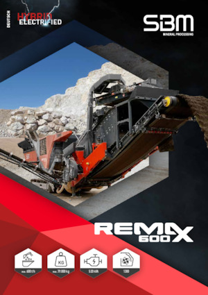 Bauschutt-Recyclinganlagen SBM REMAX 600