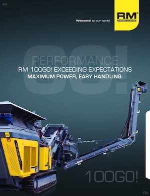 Bauschutt-Recyclinganlagen Rubble Master RM 100GO!