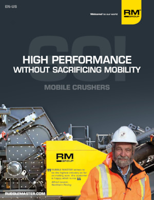 Bauschutt-Recyclinganlagen Rubble Master RM 120X