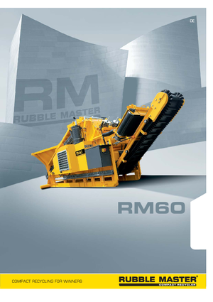 Bauschutt-Recyclinganlagen Rubble Master RM 60