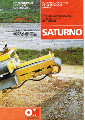 Bauschutt-Recyclinganlagen OM Saturno