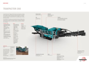Bauschutt-Recyclinganlagen Powerscreen Trakpactor 260