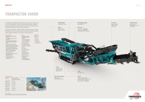 Bauschutt-Recyclinganlagen Powerscreen Trakpactor 260SR