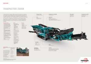 Bauschutt-Recyclinganlagen Powerscreen Trakpactor 260SR
