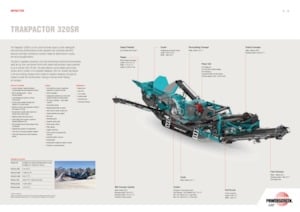 Bauschutt-Recyclinganlagen Powerscreen Trakpactor 320 SR