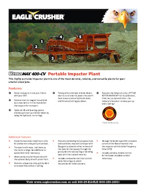 Bauschutt-Recyclinganlagen Eagle Crusher UM-04