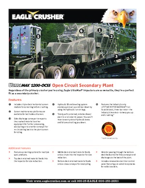 Bauschutt-Recyclinganlagen Eagle Crusher UM-25