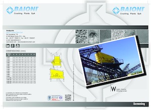Bauschutt-Recyclinganlagen Baioni W400/2