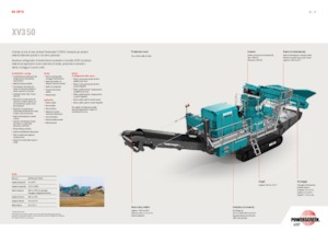 Bauschutt-Recyclinganlagen Powerscreen XV350
