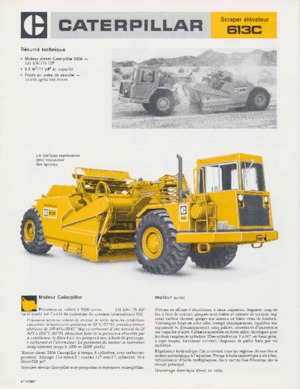 Scraper Caterpillar 613C