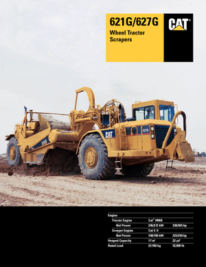 Scraper Caterpillar 621G Auger