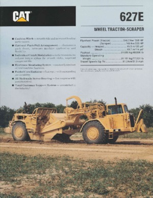 Scraper Caterpillar 627E