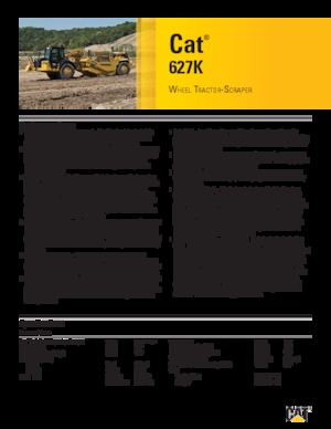 Scraper Caterpillar 627K
